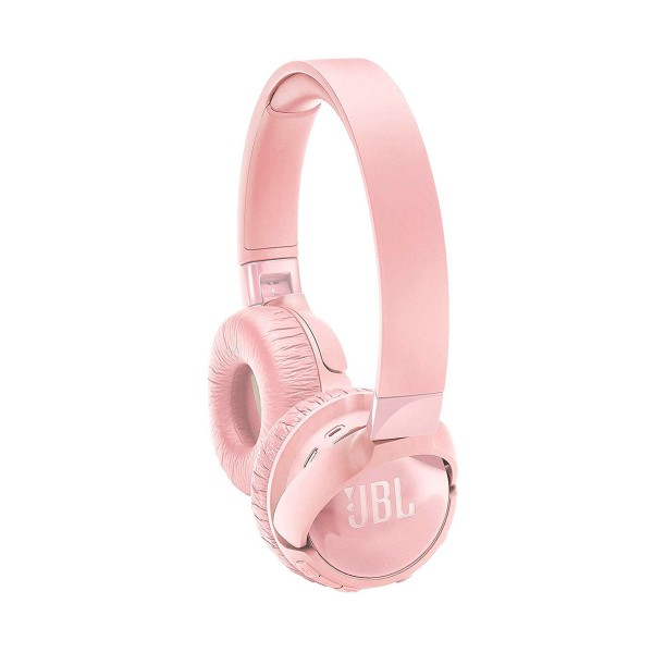 Jbl tune 600 rosa auriculares inalámbricos bluetooth con cancelación de ruido y micrófono