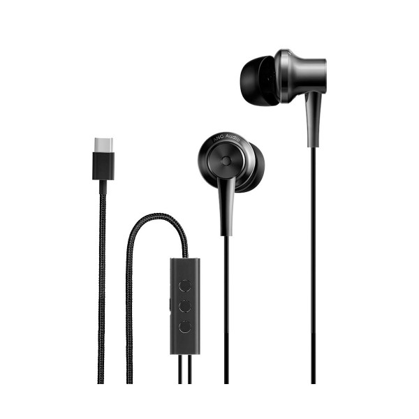 Xiaomi mi anc type-c negros auriculares de botón con manos libres y conexión usb tipo c