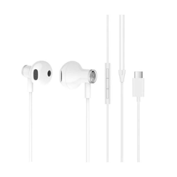 Xiaomi auriculares tipo c blanco audio hi-res y conector tipo c