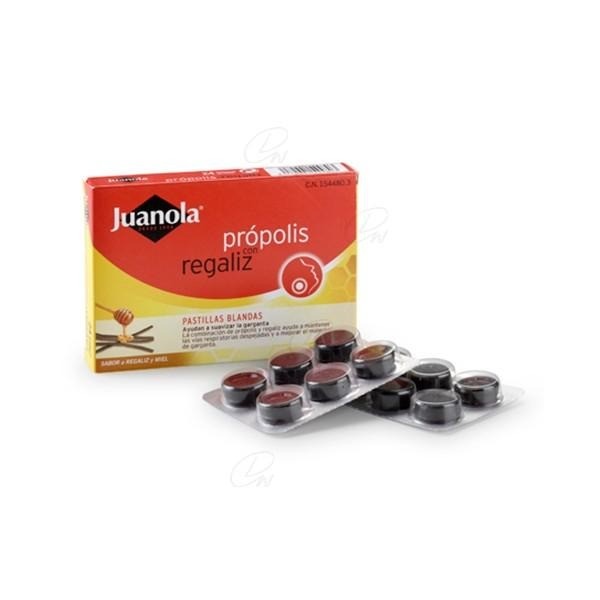 Juanola Propolis Regaliz 24 Pastillas